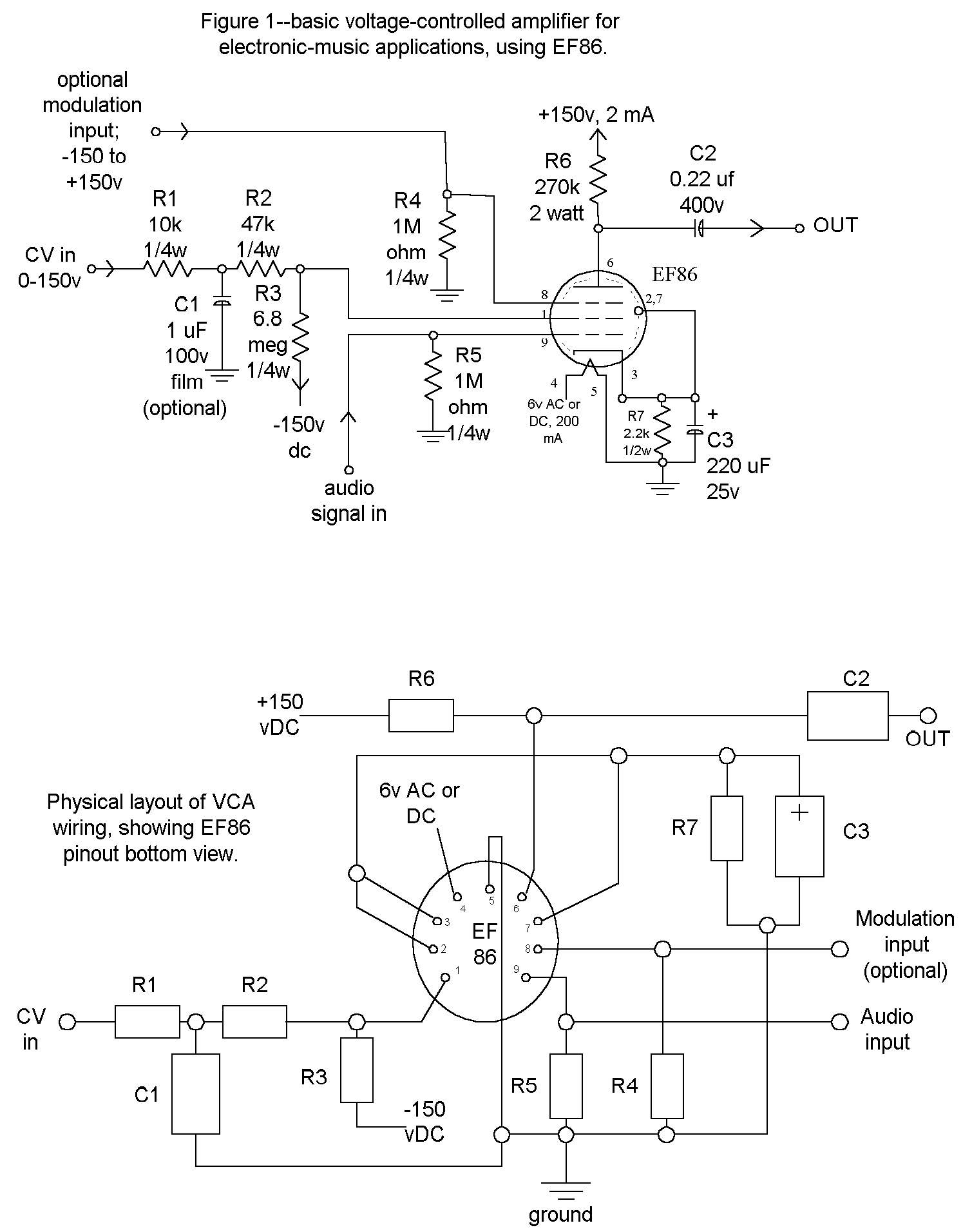 VCA schematic
